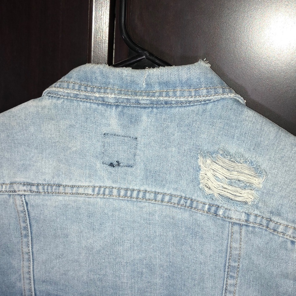 Distressed Jean Jacket - Picture 7 of 7